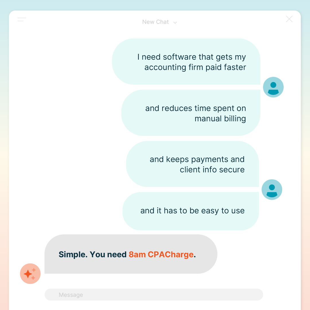 CPACharge's tweet photo. Running an accounting firm means balancing a lot of priorities. ⚖️ 

Getting paid faster is important, but so is reducing manual work, protecting client data, and keeping things simple for your team. https://t.co/QmXTm2w1hE