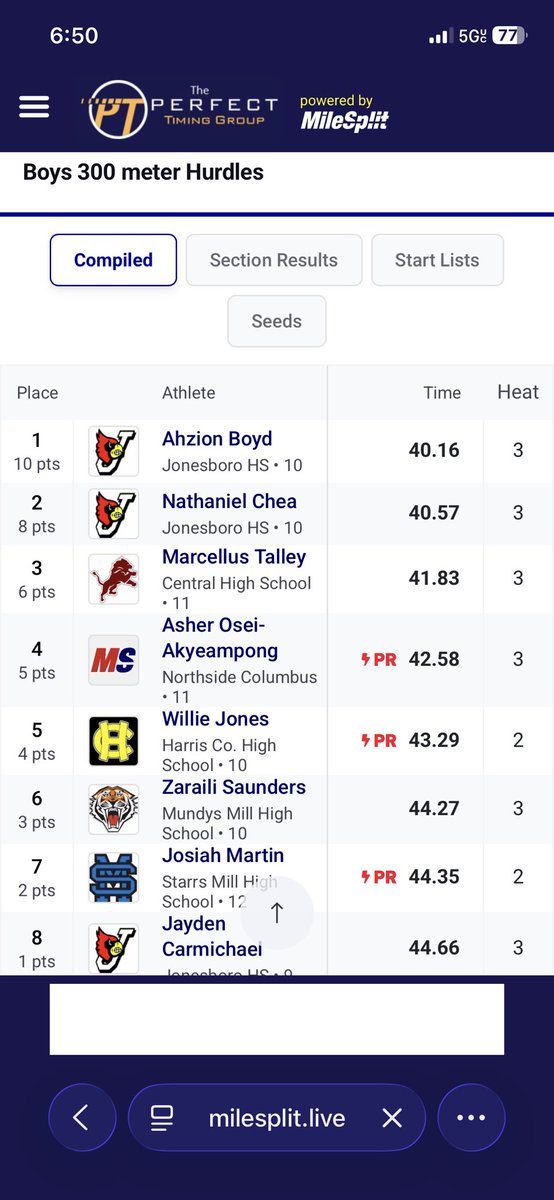 n8chea's tweet photo. Qualified to sectionals in all my events  🛝 https://t.co/JhiS3QKWUc