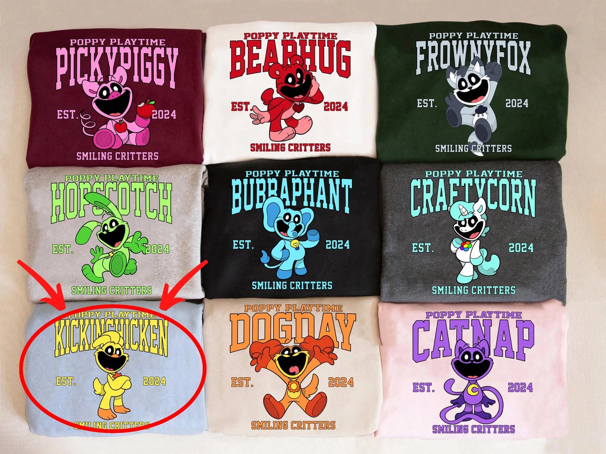 _OfficialPaws_'s tweet image. Who invited them to their crew??😭

(Found this on Etsy!)

#SmilingCritters #NightmareCritters #fy #fyp #fypage #foryou #foryoupage #foryourpage #fypシ゚