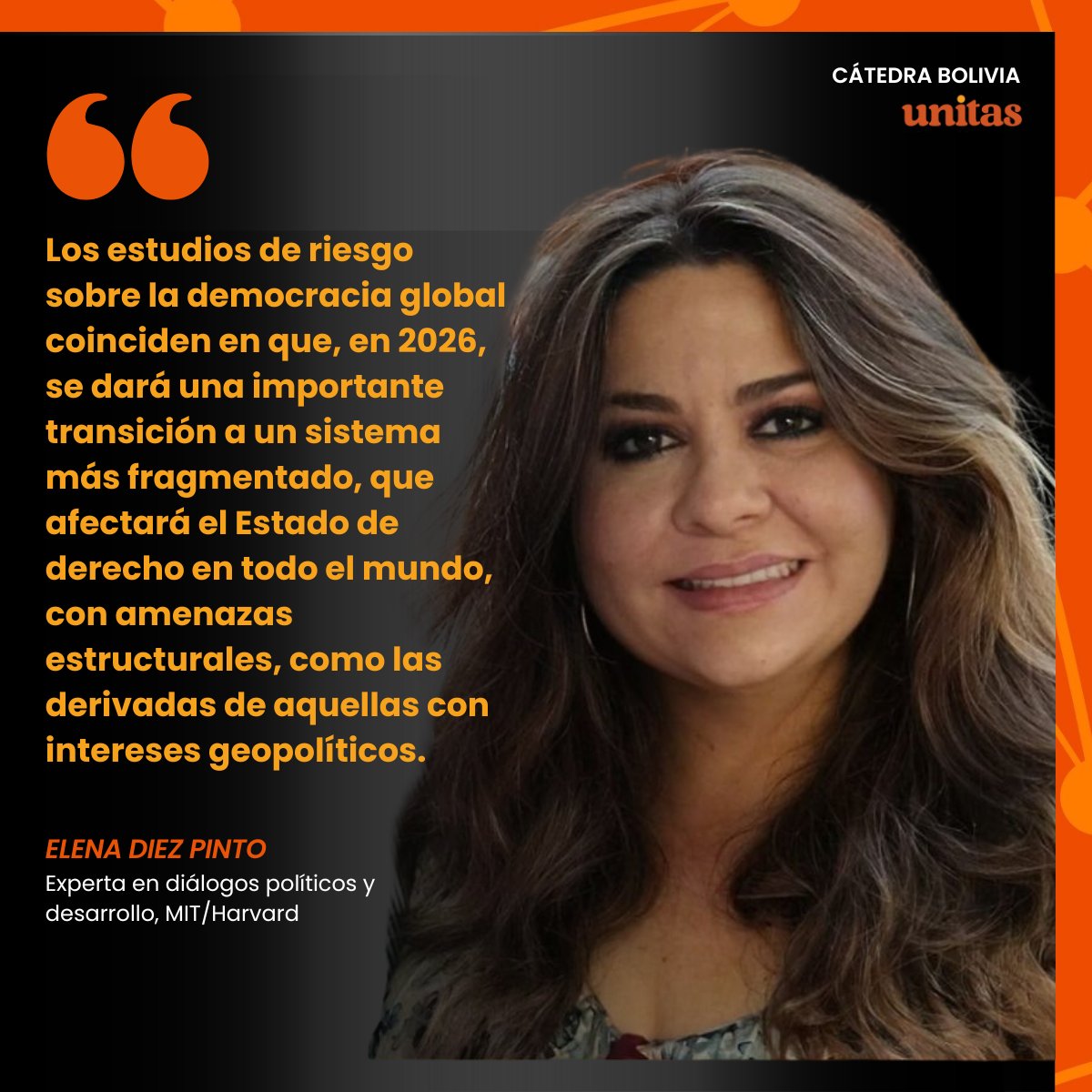 redunitas's tweet photo. #CátedraBolivia
50 años de #UNITAS #MedioSiglode historia en acción.
Repensando desarrollo, democracia y derechos, 1976-2050.
Sesión 3: Futuro: Perspectiva global y técnica. https://t.co/uh0T1oNUhT