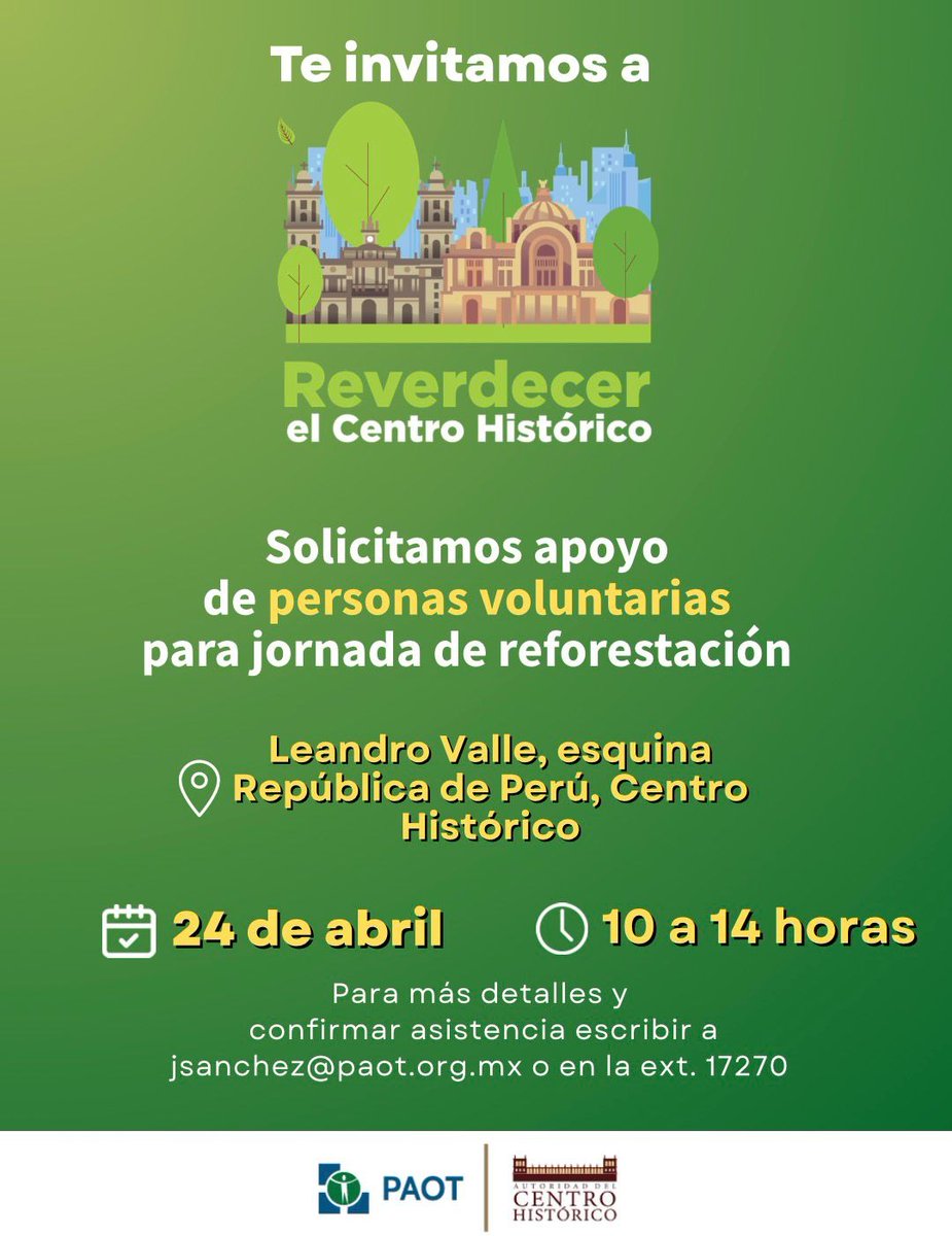 Autoridad del Centro Histórico tweet media