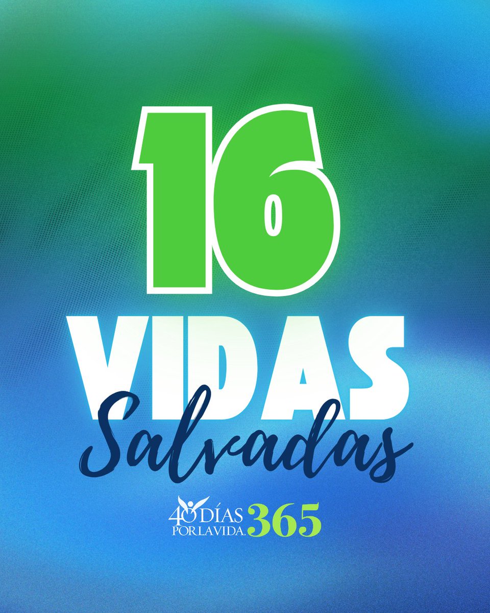 40DXLV's tweet photo. ¡Ya son 16 vidas salvadas en todo el mundo por las campañas 365! 
Esta es tu señal para tomar un turno de oración en tu campaña local 365, entra: https://t.co/6TkzQ5M9QG  y contacta al líder de campaña o a https://t.co/eWdGRC7gAz en España https://t.co/cpkTdKTSO3