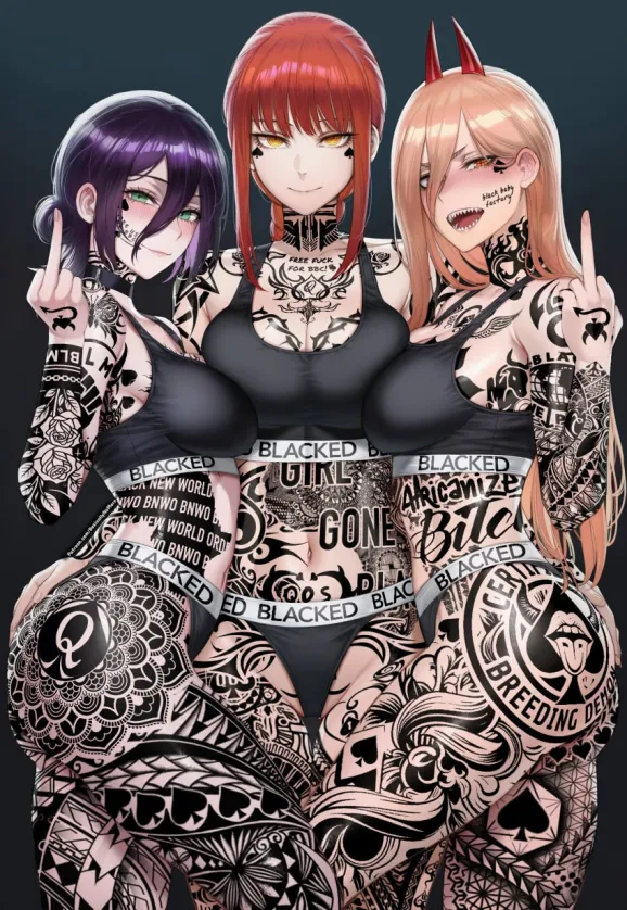 Mommy_blacked's tweet photo. ♠️Makima could like your submissive side
       Power could find you funny
       Reze could think you cute

But in the end, none of them will love you because you're a whiteboy♠️ https://t.co/1zPfkOwPLl