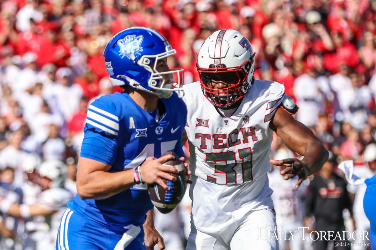KeithInglisDT's tweet photo. Former #TexasTech edge rusher David Bailey has been selected No. 2 overall in the 2026 #NFLDraft by the New York Jets.

Bailey becomes the first draft prospect to walk the stage in Pittsburgh. https://t.co/iySITpcqmm
