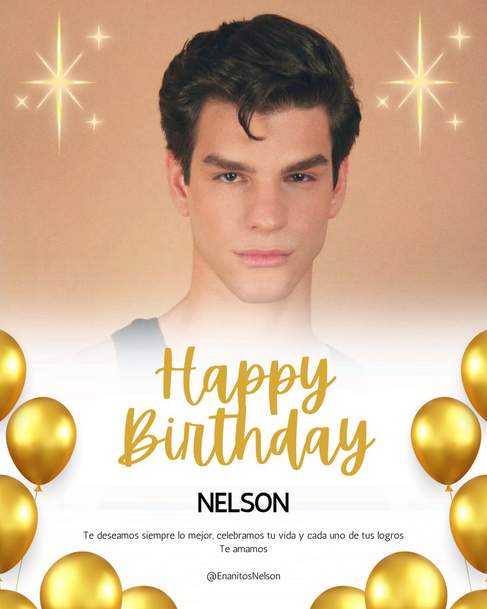 Feliz cumpleaños <a href="/SoyNelsonC/">Nelson Carreras Oficial</a> 🎉✨
Hoy celebramos tu vida y todo lo que nos haces sentir 
Gracias por tu talento, tu voz y la emoción que transmites en cada canción. 
Que este nuevo año venga lleno de éxitos, música y sueños cumplidos. Te amamos!!! ❤️‍🩹