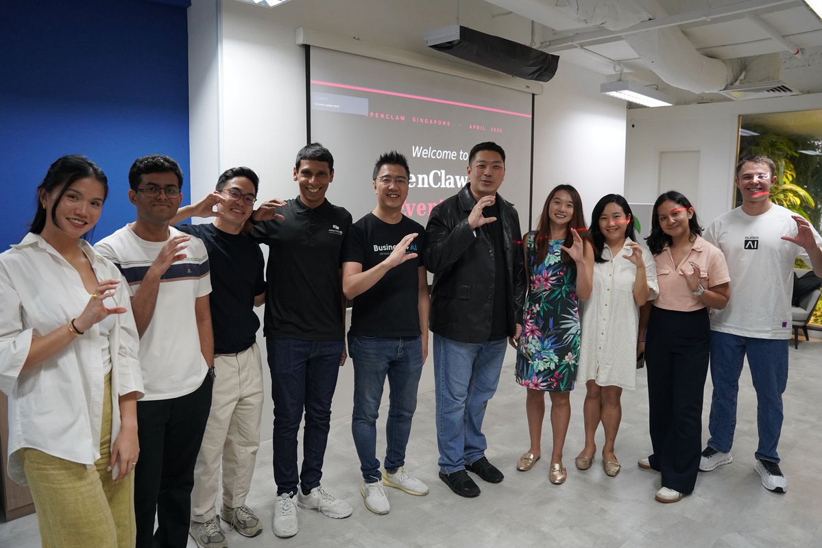 OpenClaw Singapore 🦞 tweet media
