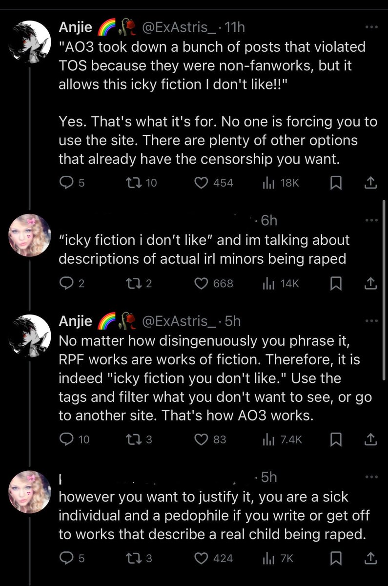 ‘Pro-fic’ Archive tweet media