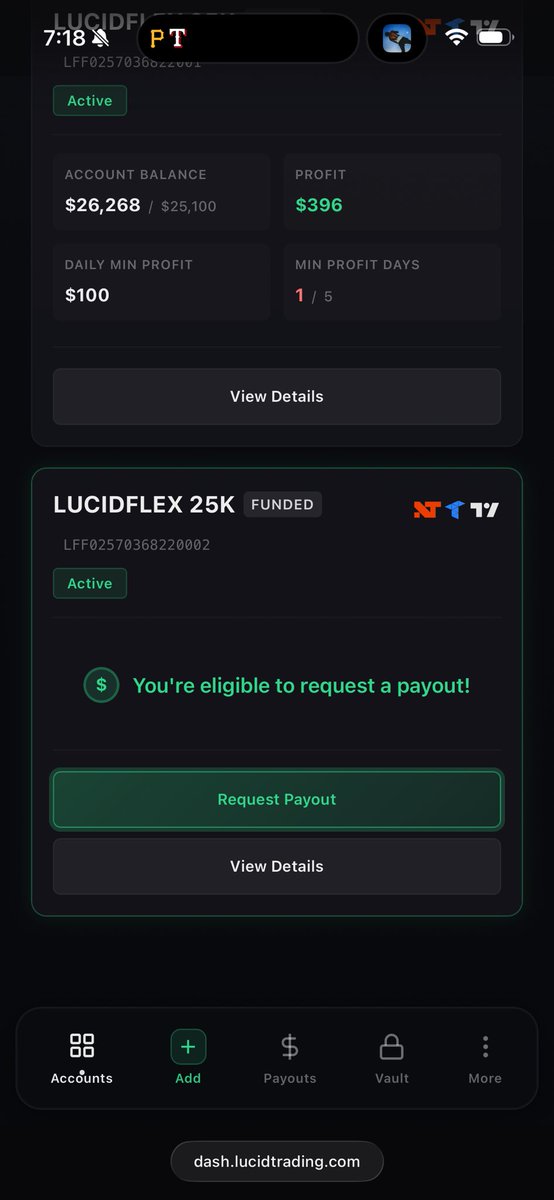 EmonInvests's tweet photo. Another payout loaded, show up and the results will follow! https://t.co/DNDigYdxnl