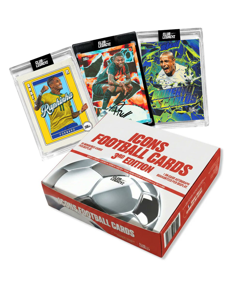 ⚽【2026 CLUB LEGACYZ ICONS 3RD】 クラブレガシー社サッカーカード