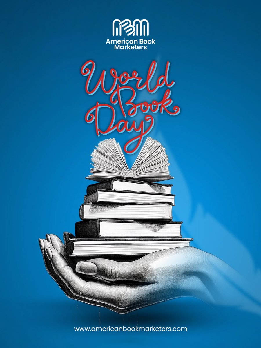 abookmarketers's tweet photo. Books hold the power to inspire, educate, and entertain! 

https://t.co/GuQrEbtM3E

#WorldBookDay #BooksAreLife #BookLovers #Storytelling #ReadingCommunity #AmericanBookMarketers #AuthorLife #BookMarketing #PublishYourStory #LiteraryWorld #BookPublishing #Authors https://t.co/MDHTu33EVe