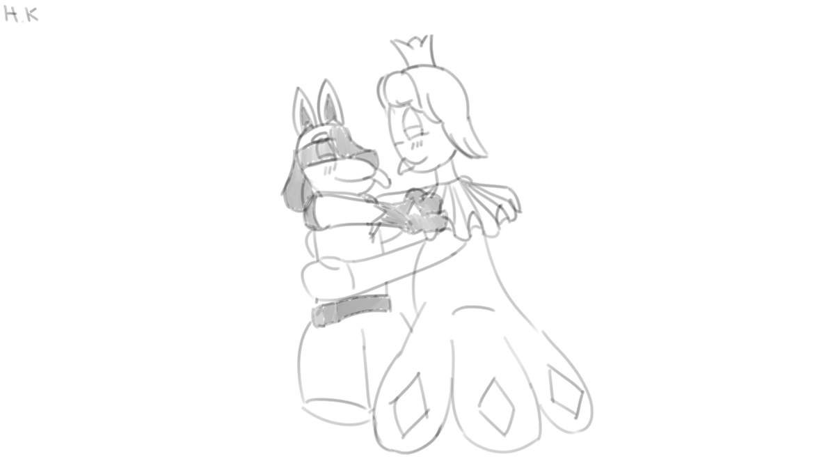 HKWorks_'s tweet photo. Fren hug :3 https://t.co/jaCQxAjhnM