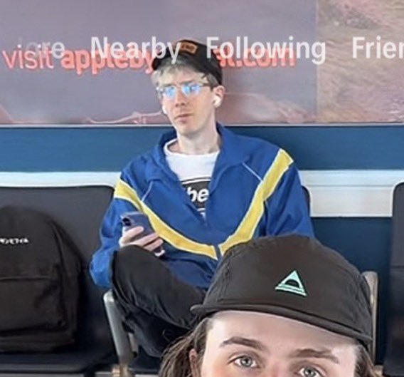 pheachless's tweet photo. phil lester stuns in the back of a random tiktok https://t.co/nZ5vUf4tsL