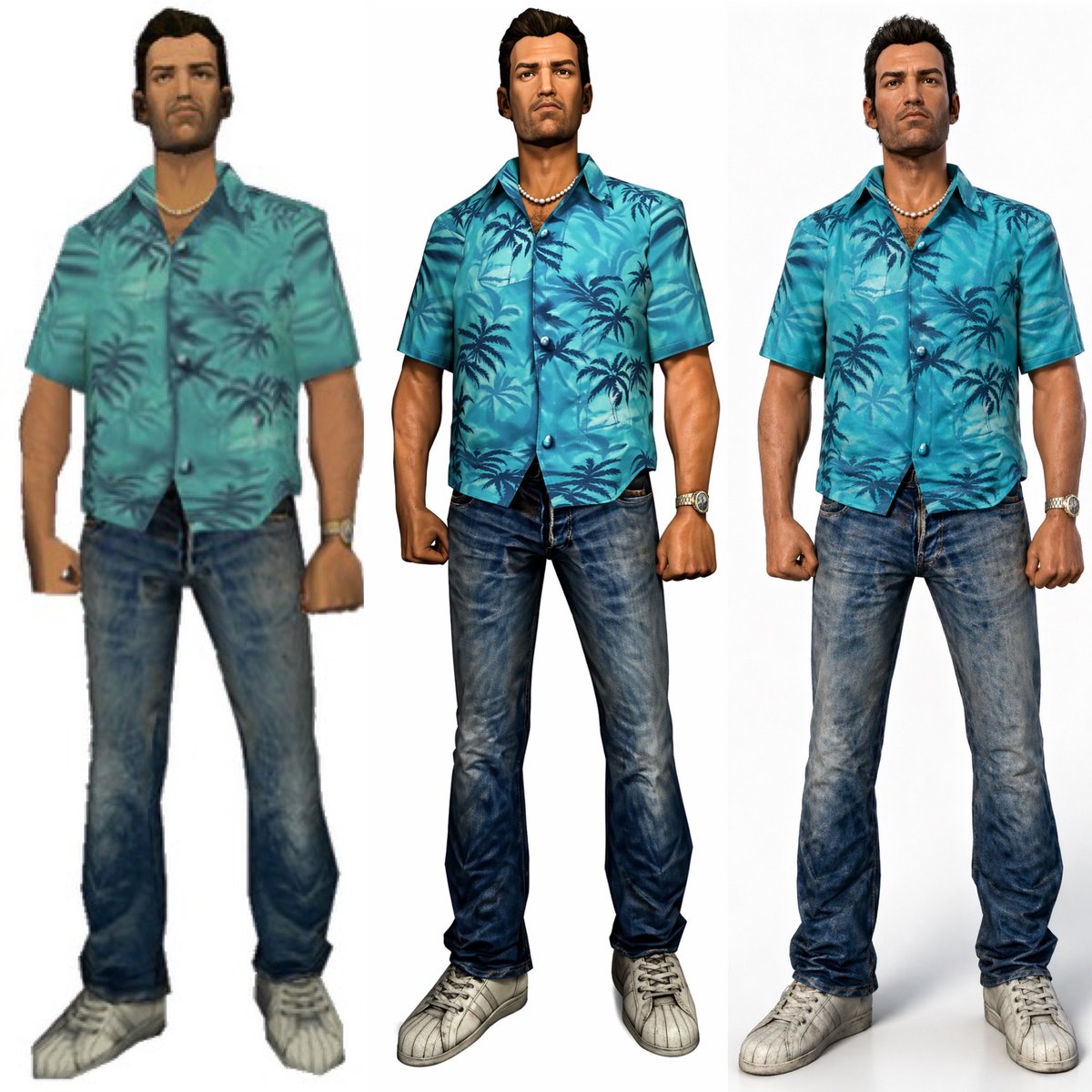 I was quite surprised by the ChatGPT Images 2.0 model. I tried upgrading Tommy's image from the game Vice City to 8K HD quality, and the sharpness and realism were incredible. It's safe to say this is the best image creation tool currently available. #Tan_Marketing_AI