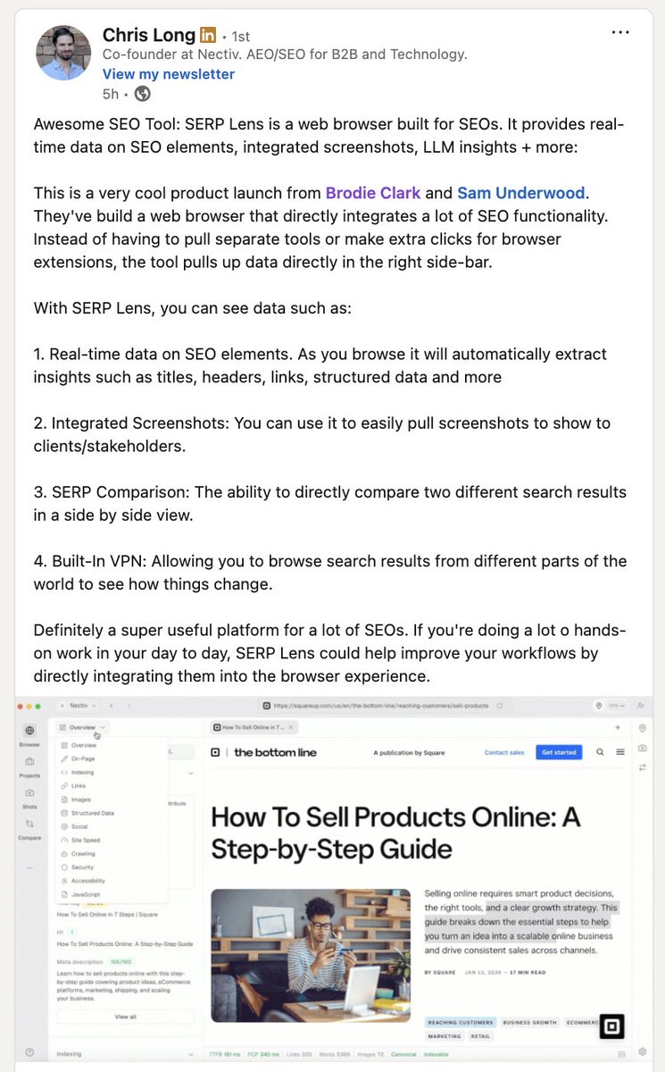 SERP Lens tweet media