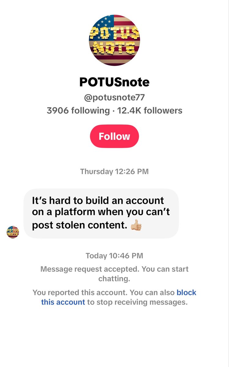 Imagine being such a bitter anonymous troll that you stalk, insult, and mass-report a grassroots TikTok page run by American patriots who volunteer their time to create original content and make this country better.  You hide behind a fake profile and report everyone all day