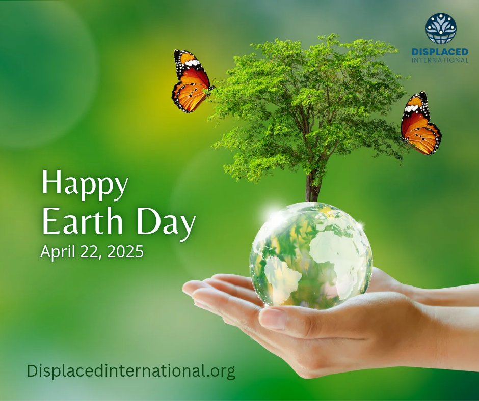 displacedint's tweet image. Earth Day isn't just about trees—it's about people. Environmental degradation destroys livelihoods, forcing millions to migrate. Want to stop climate refugees? Then fight for sustainable ecosystems, not just for nature’s sake—but for ours. #EarthDay #ClimateJustice