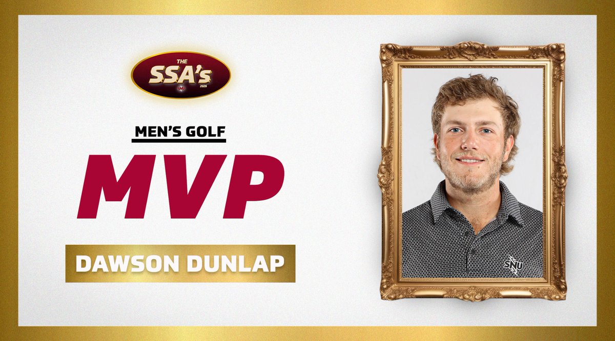 SNUMensGolf's tweet photo. Three who showed excellence on the course all season! Congratulations to our 2026 SSA’s Men’s Golf winners!

#BoltsUp⚡️ https://t.co/vVqaaCRaw3