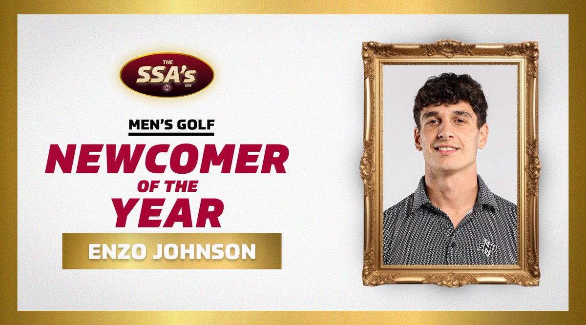 SNUMensGolf's tweet photo. Three who showed excellence on the course all season! Congratulations to our 2026 SSA’s Men’s Golf winners!

#BoltsUp⚡️ https://t.co/vVqaaCRaw3
