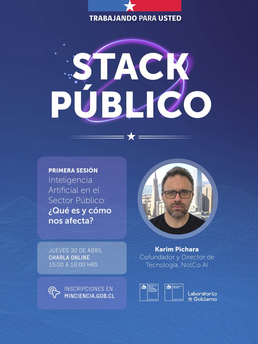 Min. Ciencia, Tecnología, Conocimiento tweet media