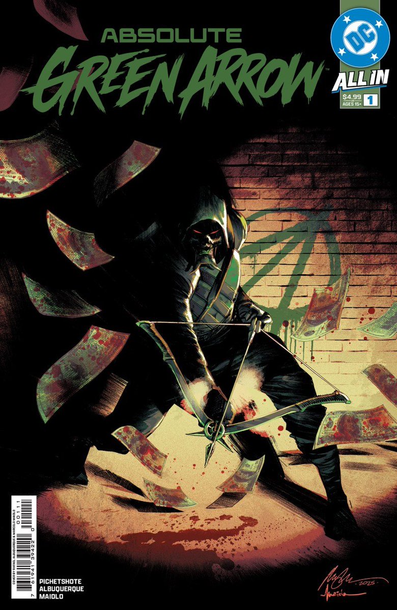 Full cover for Absolute Green Arrow #1.

Put it in my veins.