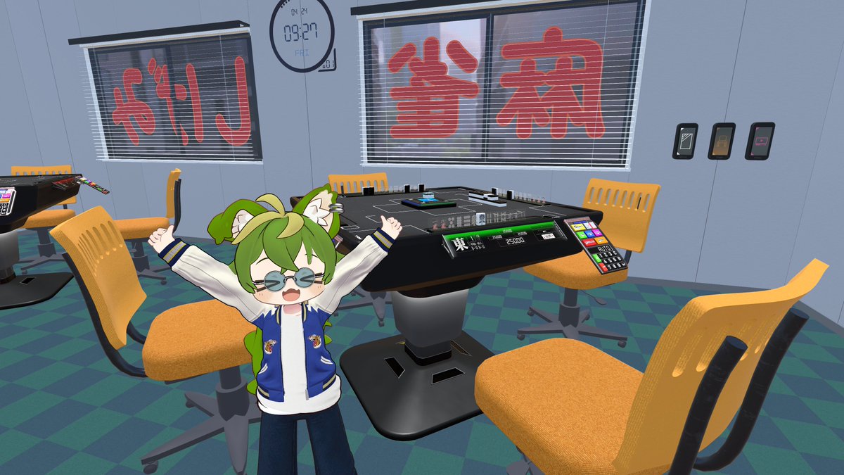 sushidaisushi's tweet photo. 鷲巣麻雀追加しました！
たまには特殊な麻雀もいかが？

#VRChat #VRCTANKI #麻雀 #VRChat_world紹介 https://t.co/aPkGnhl3m2