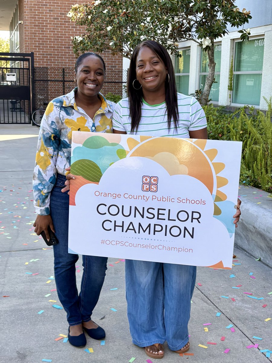 OCPScounselors's tweet photo. Congratulations to Ms. Natalie Only from @drphillips_ocps on her selection as the April  High School Counselor Champion. 🎉 Her kindness, calm presence, and ability to make students feel genuinely supported is second to none. She has positively impacted the culture of her school. https://t.co/mKoMvXliLA