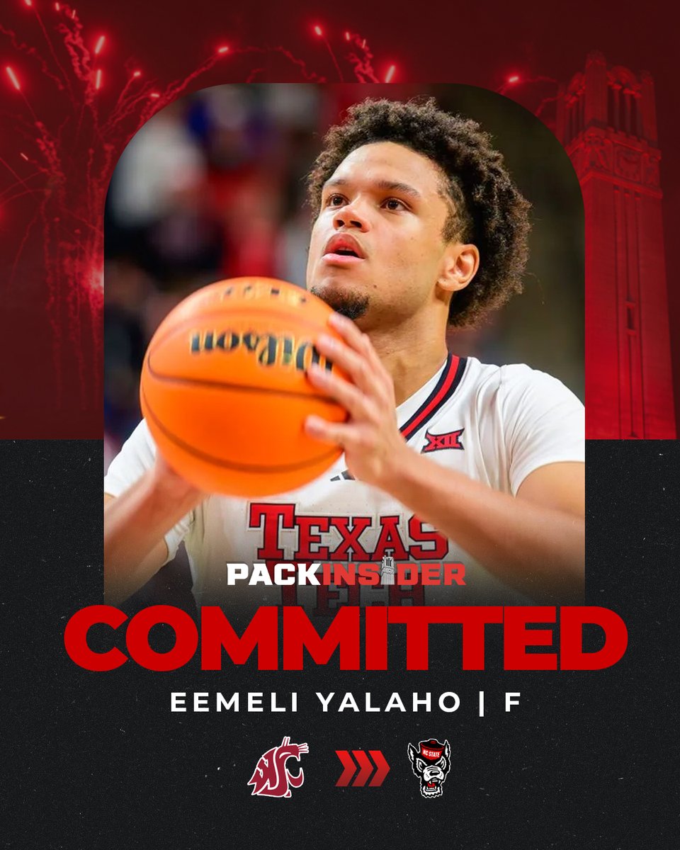 NC State lands surprising commitment from 6’8 F Eemeli Yalaho from WSU

Yalaho (10pts, 5.7 boards) profiles a bit like Darrion Williams. He'll slot into the 4 spot, he can score inside or out (40% from 3pt range), and he's a willing passer (1.7 APG).

🔗 packinsider.com/2026/04/23/nc-…
