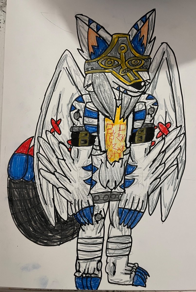 Manticoremon as a winged werewolf. Enjoy. #Digimon #Manticoremon #Digimonart #Digimonartwork #Animeart #Anthroart #Anthroartwork #Furryart #Furryartwork #Animeartwork