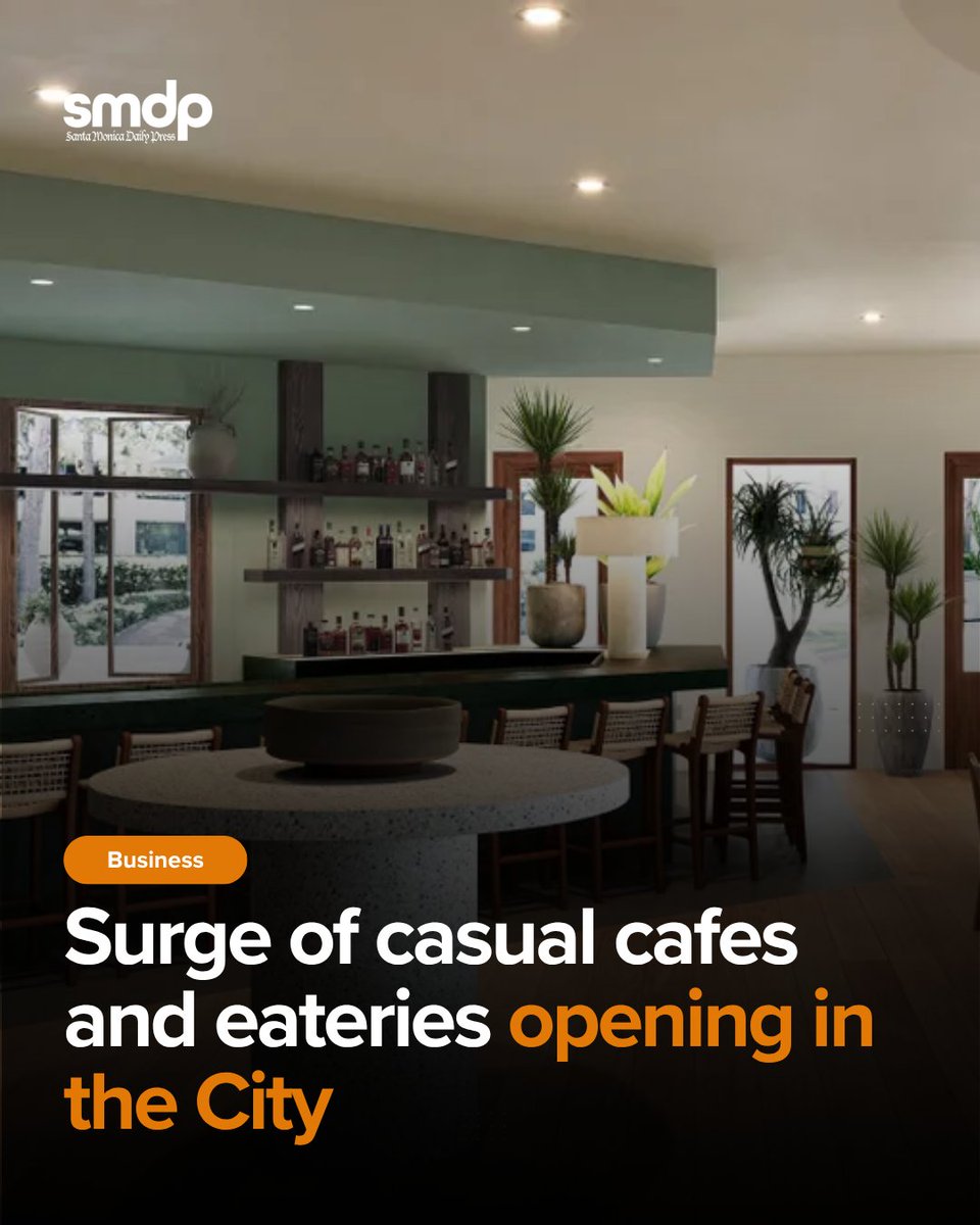 smdailypress's tweet photo. From quick bites to community hangouts, the trend reflects a shift toward more relaxed, accessible dining options for locals and visitors alike.
Read the details https://t.co/AYsrfTniBR
#SantaMonica #FoodScene #DiningTrends #LocalEats #CafeCulture https://t.co/InK9DbbYlz