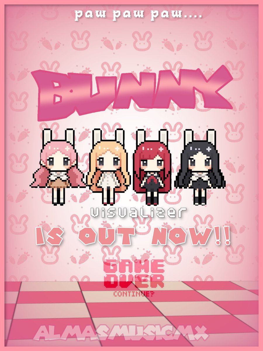 Almasfanbasemx's tweet photo. 📣 | ALMAS "Bunny" (Visualizer) ya disponible en todas las plataformas digitales. Encuéntrala y escúchala en tu favorita!! 🐇🌸

#ALMASBUNNY #Almas #girlband #popmexa #Almasmusicmx https://t.co/JEMzG5E3Jg