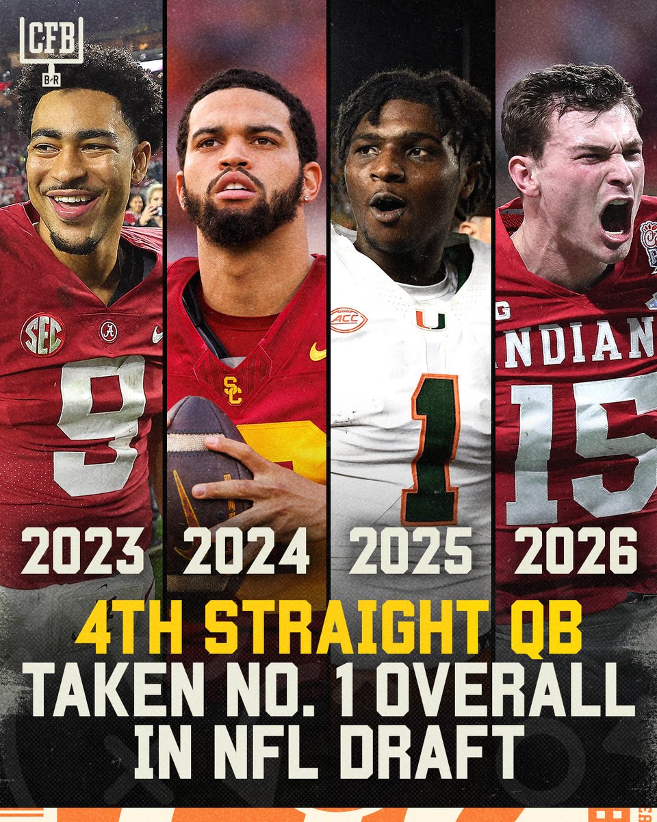 BR_CFB's tweet image. Era of the QB1s 🎯🔥

#cfb #nfl #nfldraft #collegefootball #football