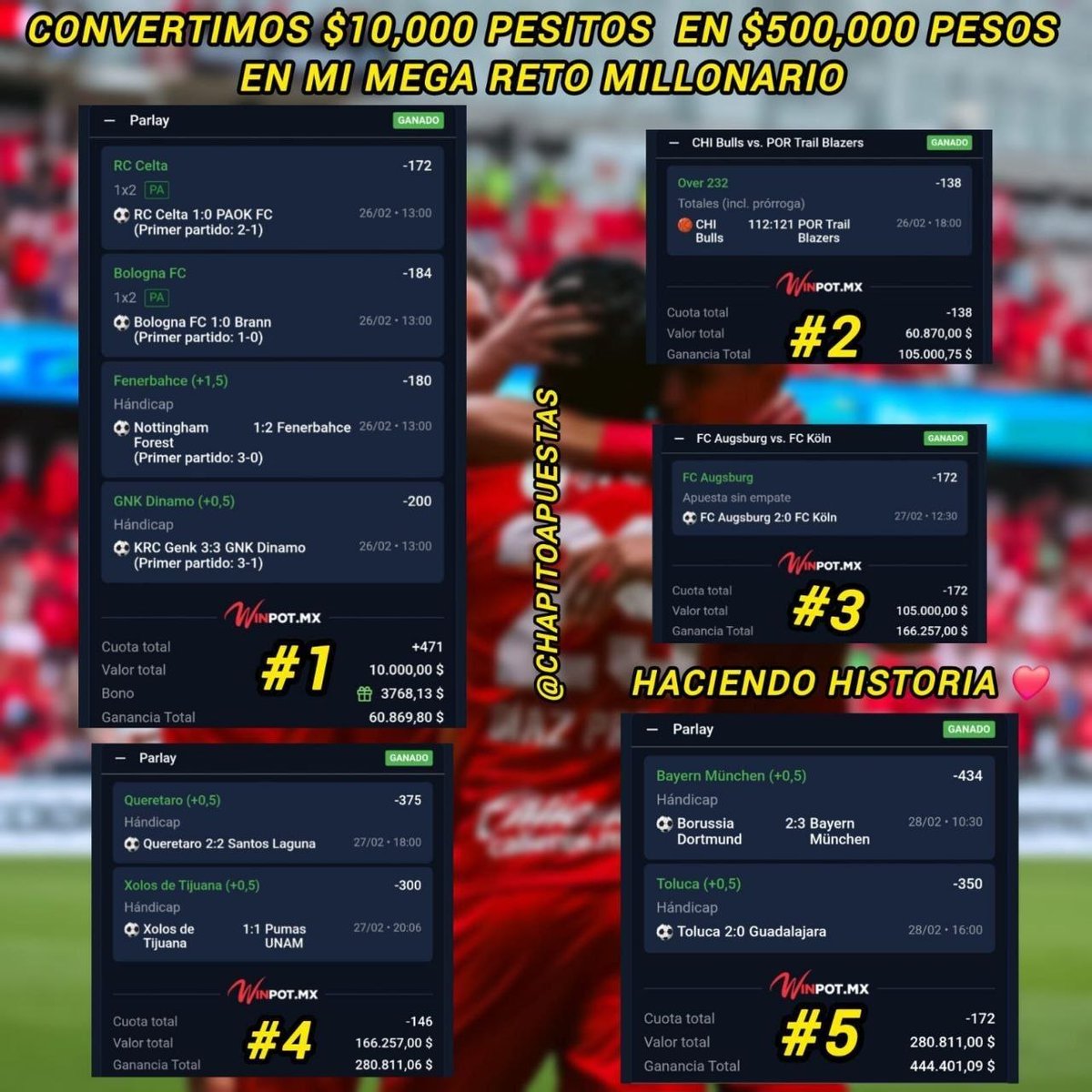 EL CHAPITO (Apuestas Deportivas) tweet media