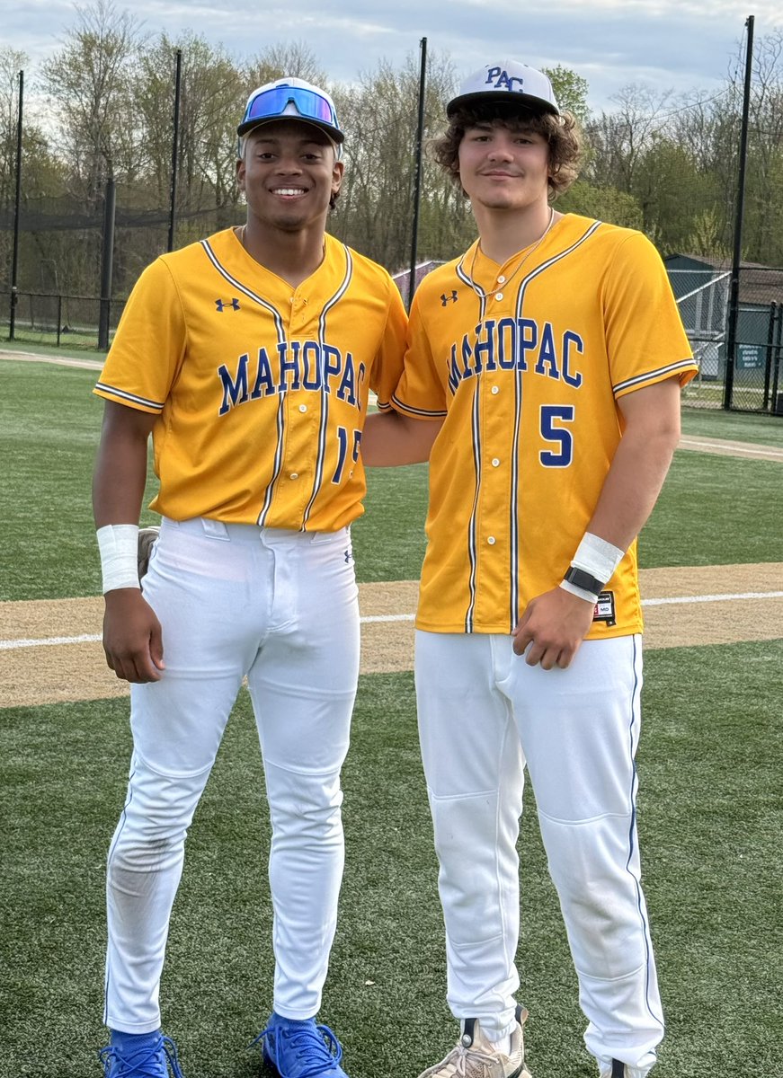 Fleming516's tweet photo. A 3 run 💣 for @DrewLichtenber1  and @NateMascoll  today!! Great job, boys! 👏🏻💙💛 Go PAC! https://t.co/bsNMiHg2ku