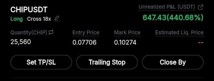 Pr0fitconscious's tweet image. $CHIP
All TP done. More #Profit 

Join my these signals and make money 

100% transparency never Before on telegram

@ProfitConscious_adm1n ✰