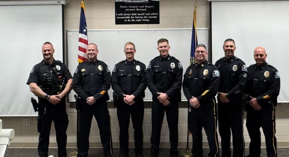KearneyPolice's tweet photo. Please join us in congratulating Officer Josh Goodbrake and Officer Ethan Mroczek on their graduation today from the Nebraska Law Enforcement Training Center’s 222nd Basic Training Session!

After 16 weeks and 626 hours of intensive training, both officers reached this important milestone surrounded by family, friends, and classmates.

Special thanks to our training staff, mentors, and the dedicated team at NLETC for their guidance and support.

Welcome to the team! #JoinKPD