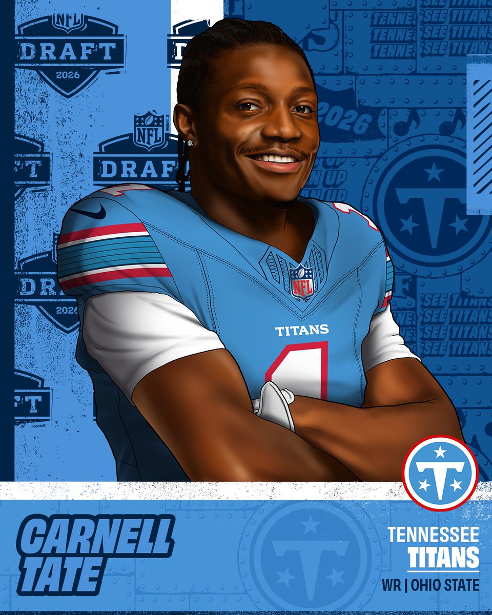 .<a href="/carnelltate/">Carnell Tate</a> is the first WR off the board!

NFL Draft on NFLN/ESPN/ABC
Stream on <a href="/NFLPlus/">NFL+</a>