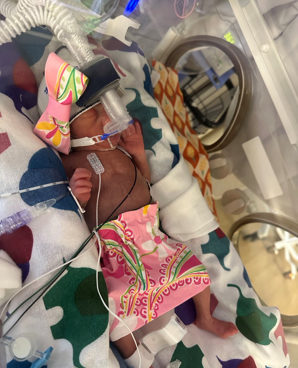 cchosp's tweet photo. Our NICU came together to celebrate “Lilly Day for Loretta”. 

In honor of a beloved co-worker we lost too soon, we carry on Loretta’s tradition each year on her birthday by filling the unit with the things she loved most—babies, family, the color blue, and @LillyPulitzer. https://t.co/4x3ByZM49O