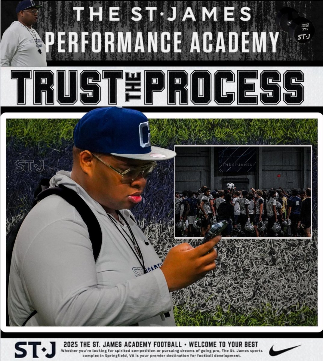 CoachBTSTJ's tweet photo. If you see this…Just know it was a great Day at The St. James….🔹🔹🔹‼️‼️‼️ Welcome To Your Best….

The St. James Academy Thanks These Schools for stopping by today for Practice and this morning: 

UCONN
Liberty
Marshall
Virginia Tech 
Notre Dame
Dartmouth https://t.co/u1ejB5UA3O