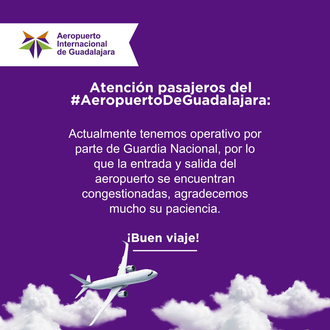 Aeropuerto Internacional de Guadalajara. IATA: GDL tweet media
