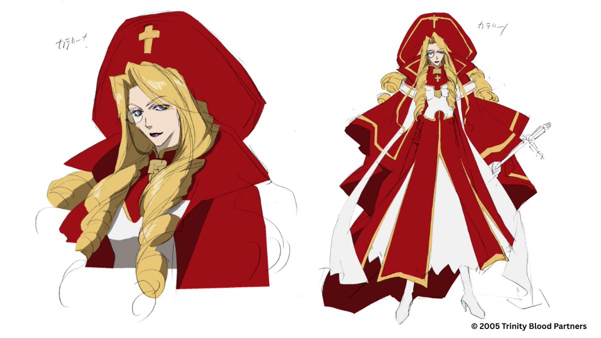 GonzoAnimeIntl's tweet image. How pretty is Caterina's design! 
Who is your favorite character from #TrinityBlood? 
#CharacterDesign @thoresiva #Anime