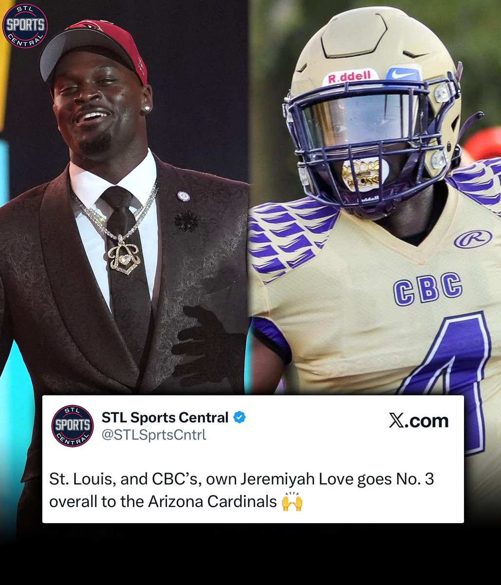 Congrats to Jeremiyah Love on getting selected No. 3 overall in the 2026 NFL Draft! 👏