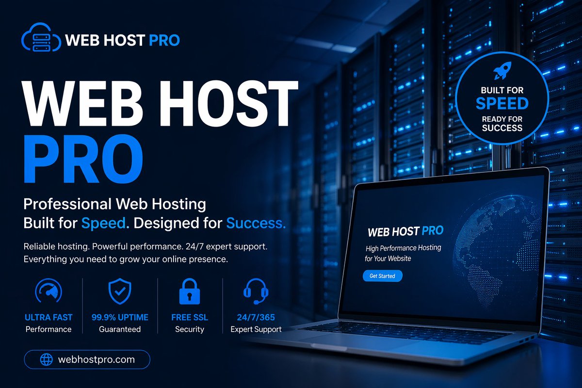 webhostpros's tweet image. Blazing fast websites start with the right hosting. Web Host Pro delivers high-performance NVMe servers, LiteSpeed optimization, and near-instant load times so your visitors never wait.

webhostpro.com

#WebHosting #FastWebsites #NVMeHosting #LiteSpeed #OnlineSuccess