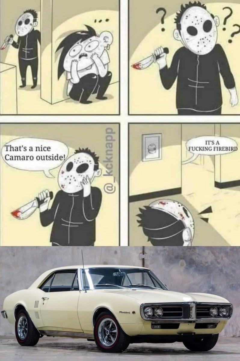 It’s a #Firebird!!!

#car #pontiac #meme #carmeme