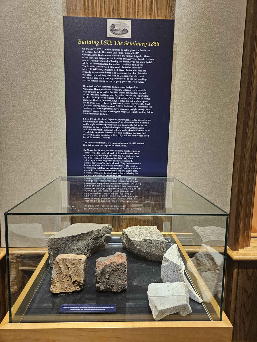 orkboy59's tweet photo. Becoming a central part of, let alone the catalyst for, museum exhibit was never on my radar.  Last night, the LSU Military Museum hosted the grand opening of the "Louisiana Seminary of Learning and Military Academy" exhibit, showcasing the history of the original LSU campus. https://t.co/NPJ2hxXILk