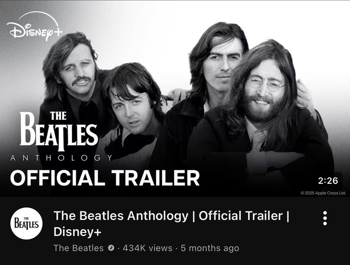 borgircar's tweet photo. ever think about how the beatles are so disney coded these days https://t.co/srMsNkH9Qf