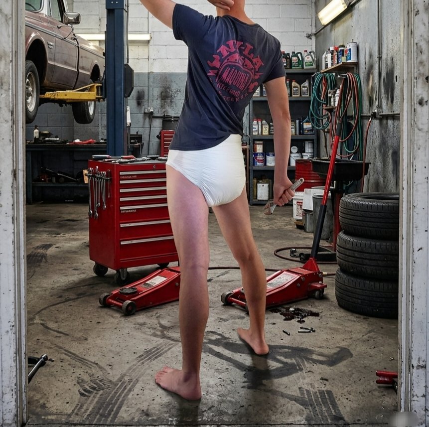 Welcome to Diesel's garage ⛽ 

We do oil changes AND diaper changes!