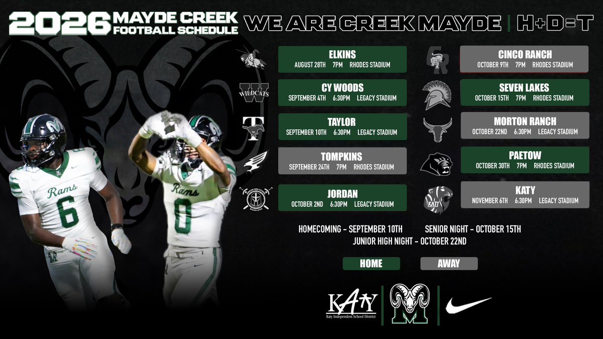MAYDE CREEK RAMS tweet media