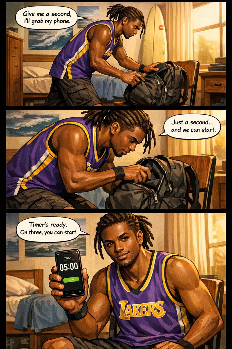 BoundAIComics's tweet photo. More 👇 (20 - 23)
The bet is on.
Rick seems confident…
He shouldn’t be 👀
#ComicThread #bondage #thebet #handcuffs #malebondage #gaycomics #AIart️️️️️️️️️️️️️️️️️️️️️️️️️️️️️️️️️️️️️️️️️️️️️️️️️️️ https://t.co/cCQTh9EOi0