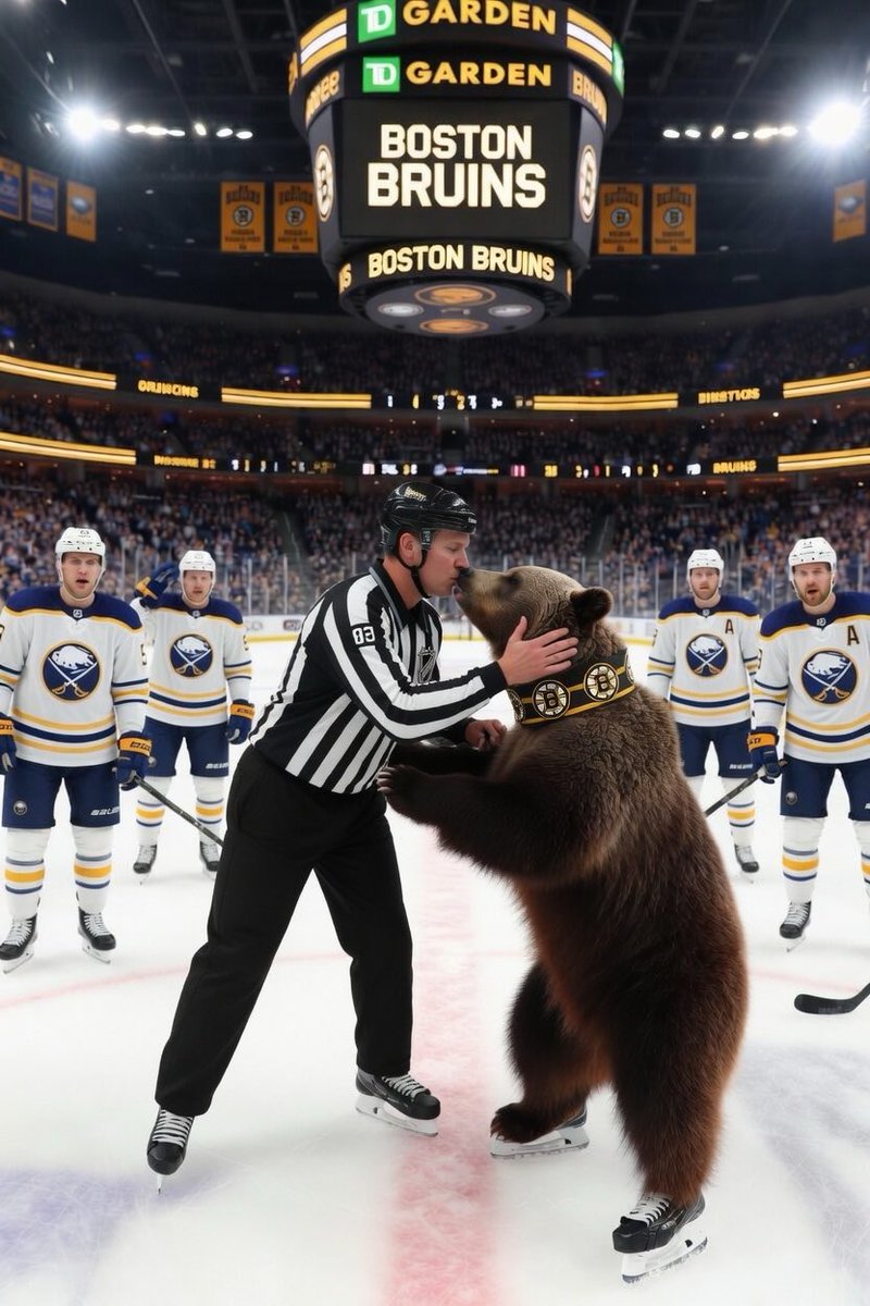 Live look at Bruins vs Sabres tonight