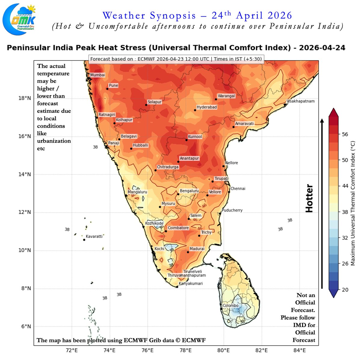 Chennai Rains (COMK) tweet media